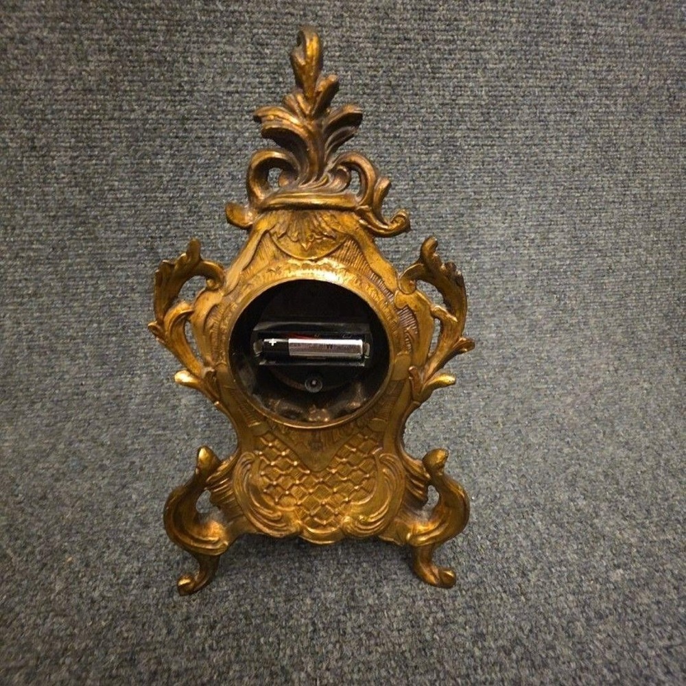 Vintage Kienzle Brass Rococo Mantel Clock Ornate Victorian Style Chronoquartz - Picture 5 of 12